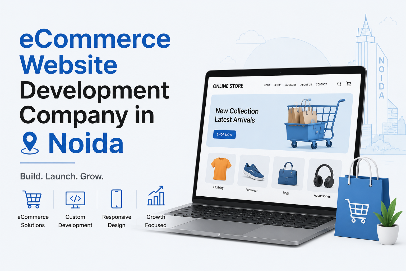 eCommerce website development company in Noida